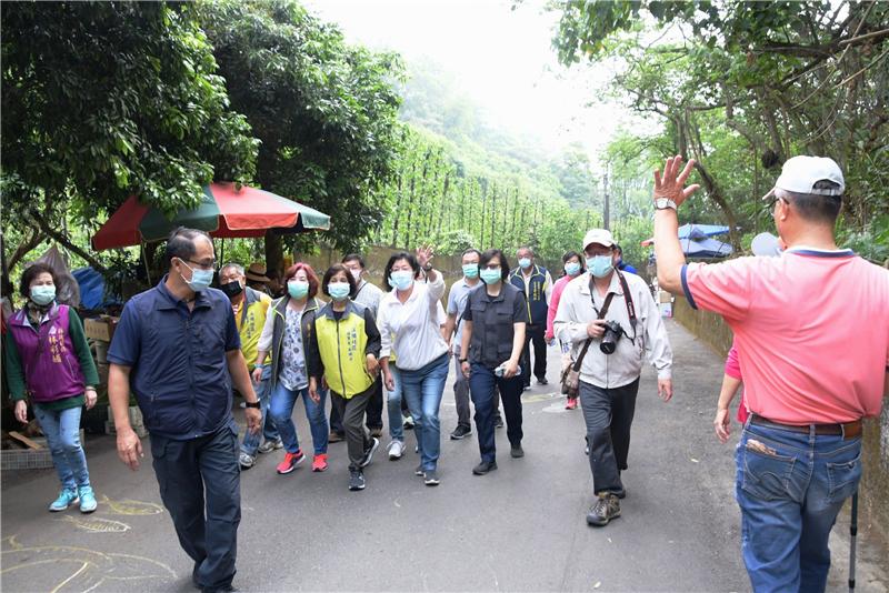 「挑水古道」賞桐花 走出戶外登山健身