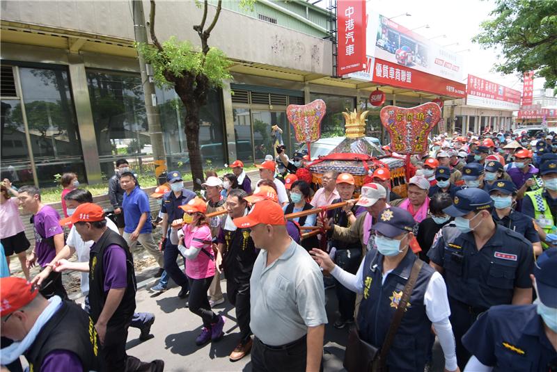  大甲鎮瀾宮庚子年媽祖繞境進香活動抵彰化