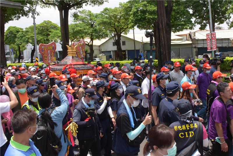  大甲鎮瀾宮庚子年媽祖繞境進香活動抵彰化