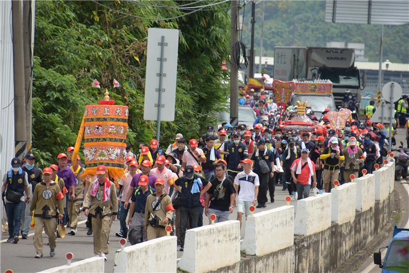  大甲鎮瀾宮庚子年媽祖繞境進香活動抵彰化