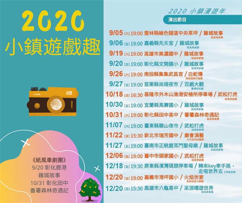 「2020小鎮遊戲趣2.0」