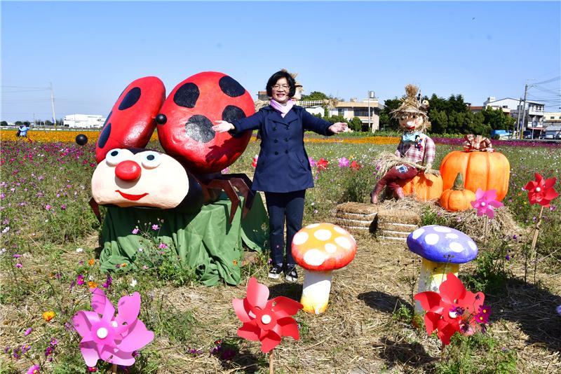 埔鹽鄉南新農村花海藝術節登場