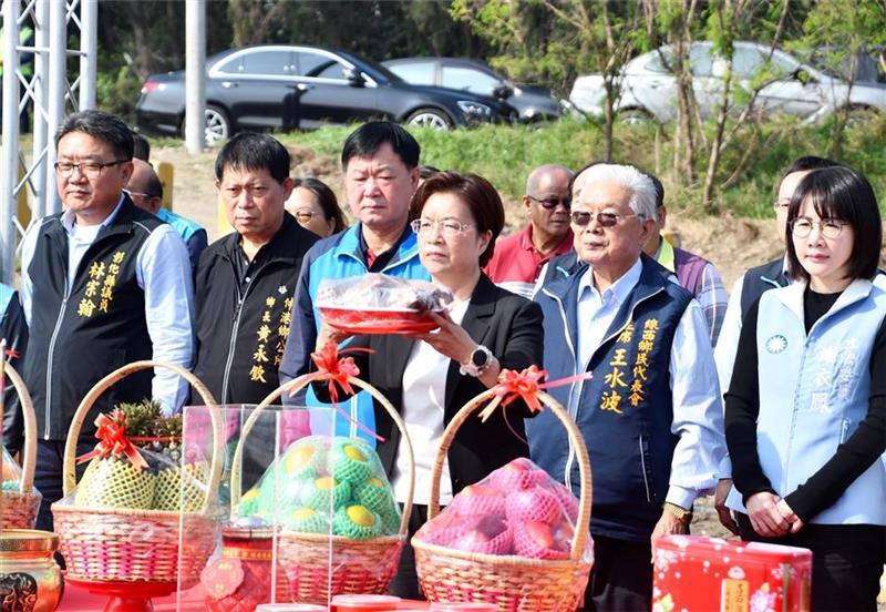 投入1億元 彰濱慶安水道景觀橋開工