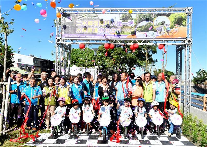 打通八堡一圳29公里水岸廊道斷點 二水鄉硯墨之道正式啟用