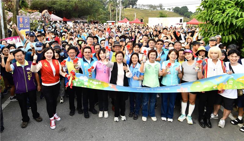 「卦山大縱走 彰化兜兜圈」 完登步道送好禮抽大獎 大嶺巷步道千人齊步走