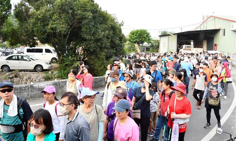 「卦山大縱走 彰化兜兜圈」 完登步道送好禮抽大獎 大嶺巷步道千人齊步走
