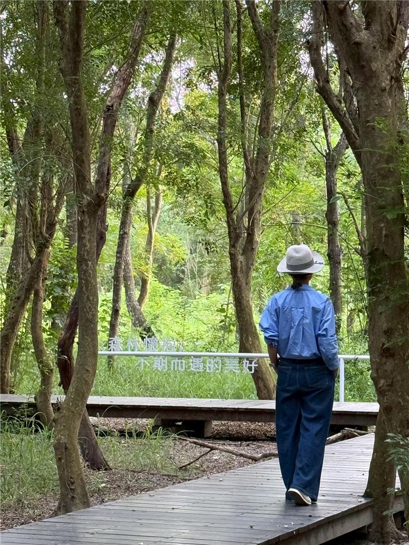 溪州公園森林木棧道區改善工程啟用 整修木棧道1,476平方公尺及多項設施