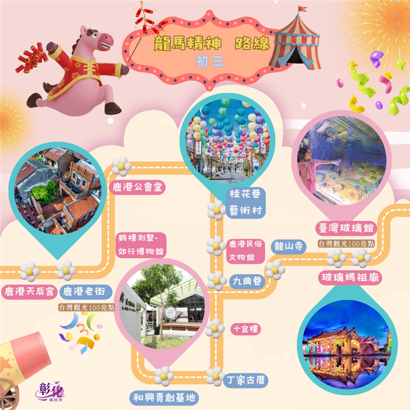 🧧 2026 彰化新年走春攻略：馬不停蹄玩透透！ 🐎