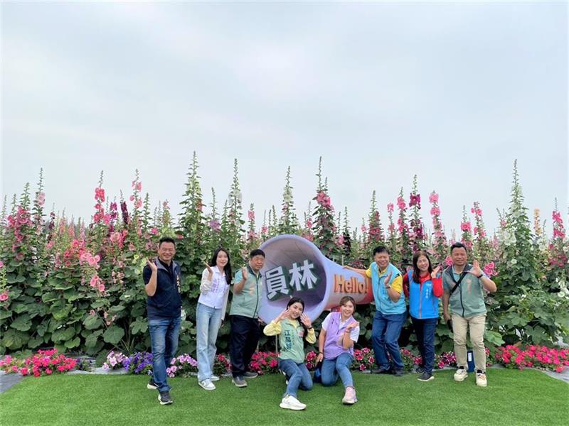 2026員林蜀葵花季盛大開幕 萬株花卉繽紛綻放