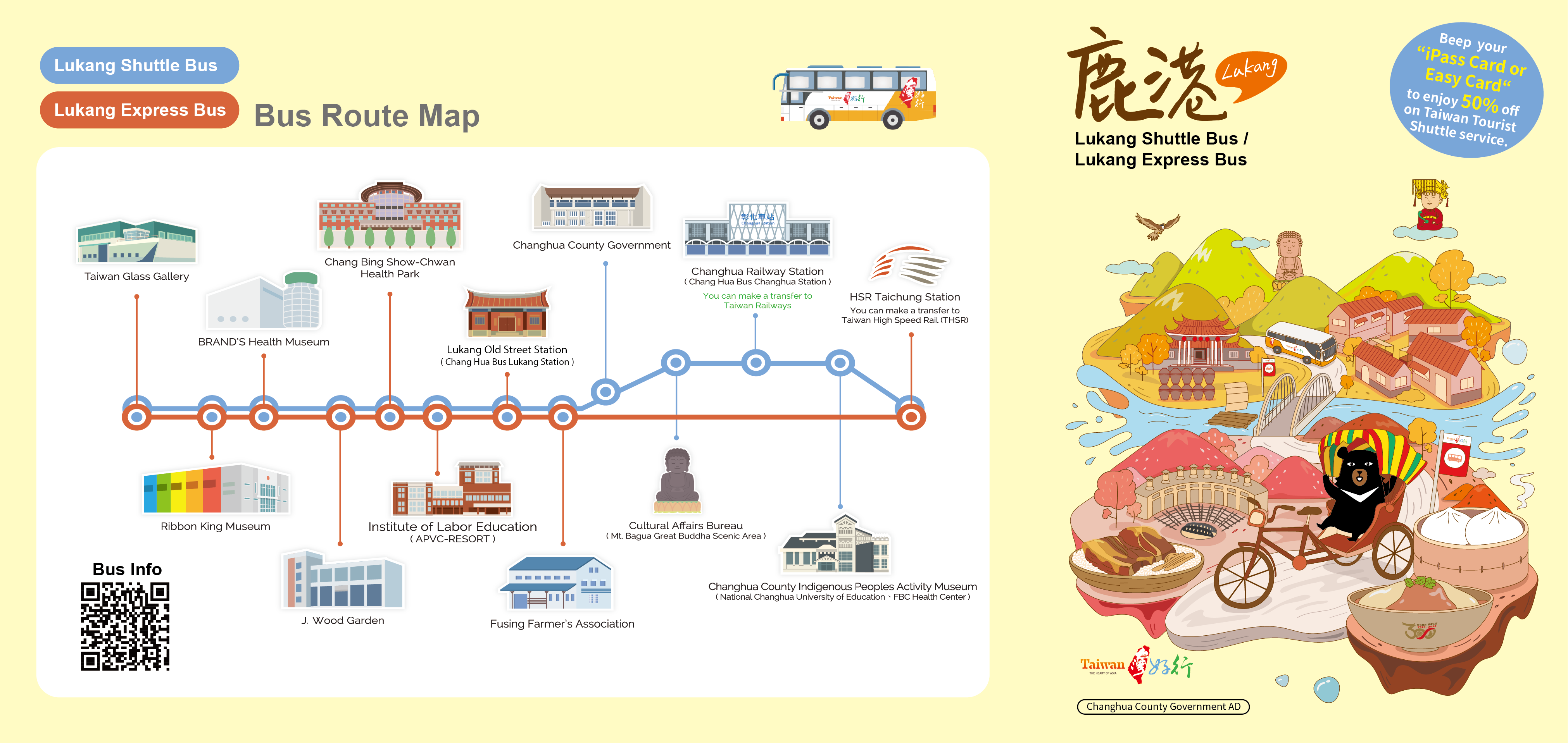 Taiwan Tourist Shuttle service -Lukang Route