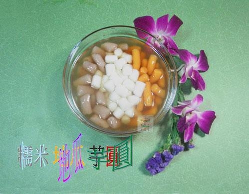 華やかで美しい 鹿鼎紀三色湯圓-2