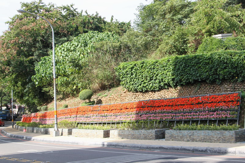 八卦山迎宾花墙