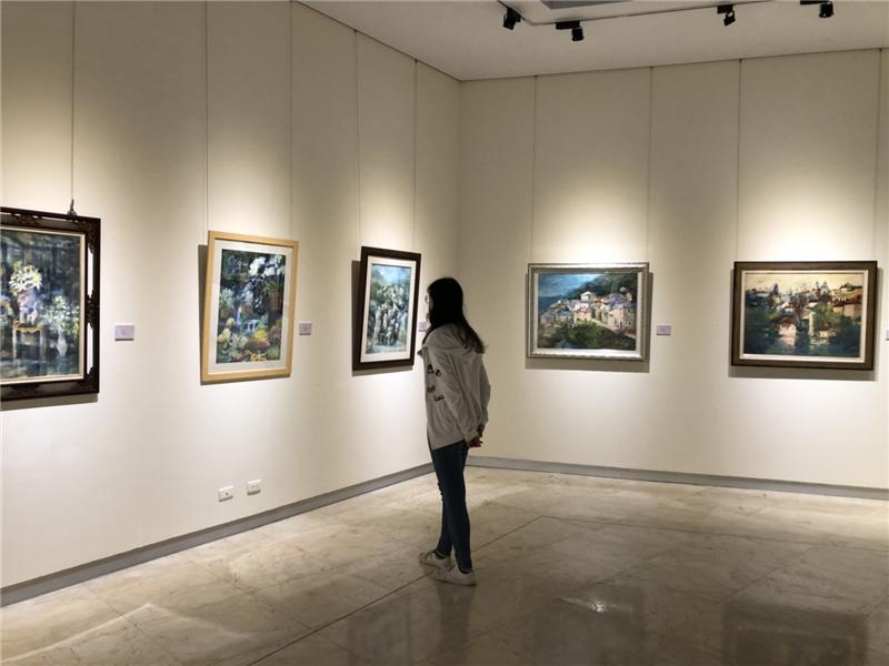 「岁月静好 彩绘人生-彰化县美术家接力展第105棒常连芳西画创作展」开幕活动