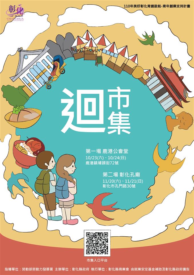 青年回乡 彰化第一届创业青年「迴市集」热闹登场