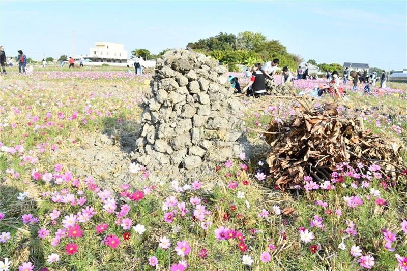 　　2022春游彰化赏花海，111年「焢吧焢焢~花坛趴兔焢」活动，于今(15 )日上午在花坛乡崙雅村花秀路316巷的农田展开，一片片花海令人惊艳，县长王惠美、花坛乡长顾胜敏、县议员顾黄水花、李宝银、花坛乡民代表会主席李政雄、崙雅社区理事长也是副主席沉文盛、花坛乡农会总干事顾碧琪等人与民众同乐，彰化县长王惠美欢迎大家春游首选来彰化赏花海。