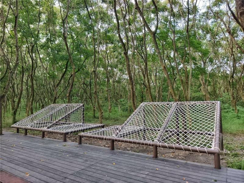 溪州公园森林木栈道区改善工程启用 整修木栈道1,476平方公尺及多项设施