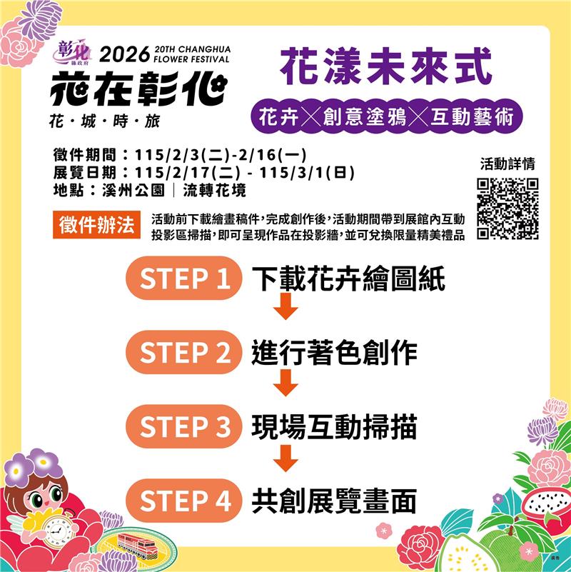 🌸【2026花在彰化·花城时旅】盛大登场🌸活动懒人包
