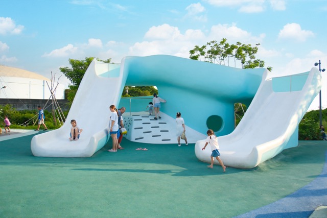 八卦山天空遊戲場｜在雲朵上玩耍的全齡新樂園