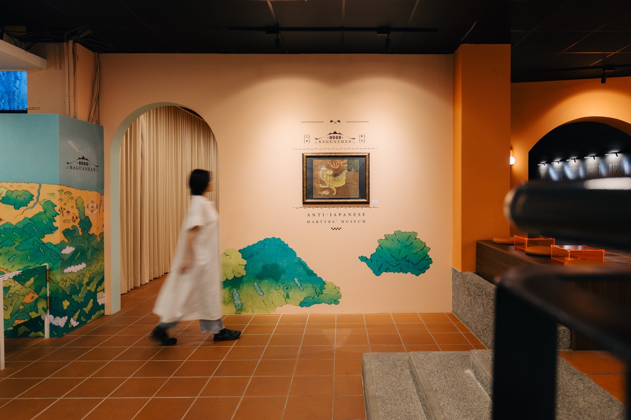 1895八卦山抗日保台史蹟館內部一景