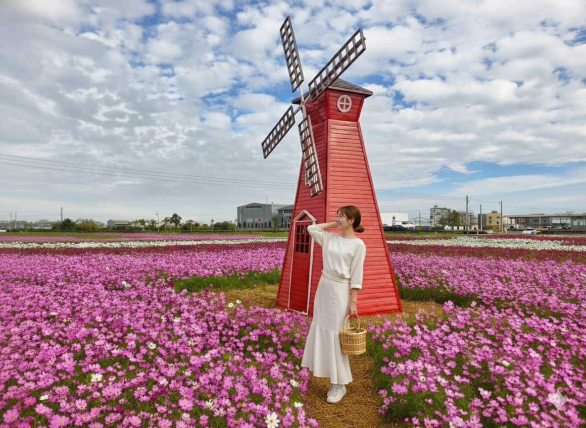 走進秀水金陵的花海時光