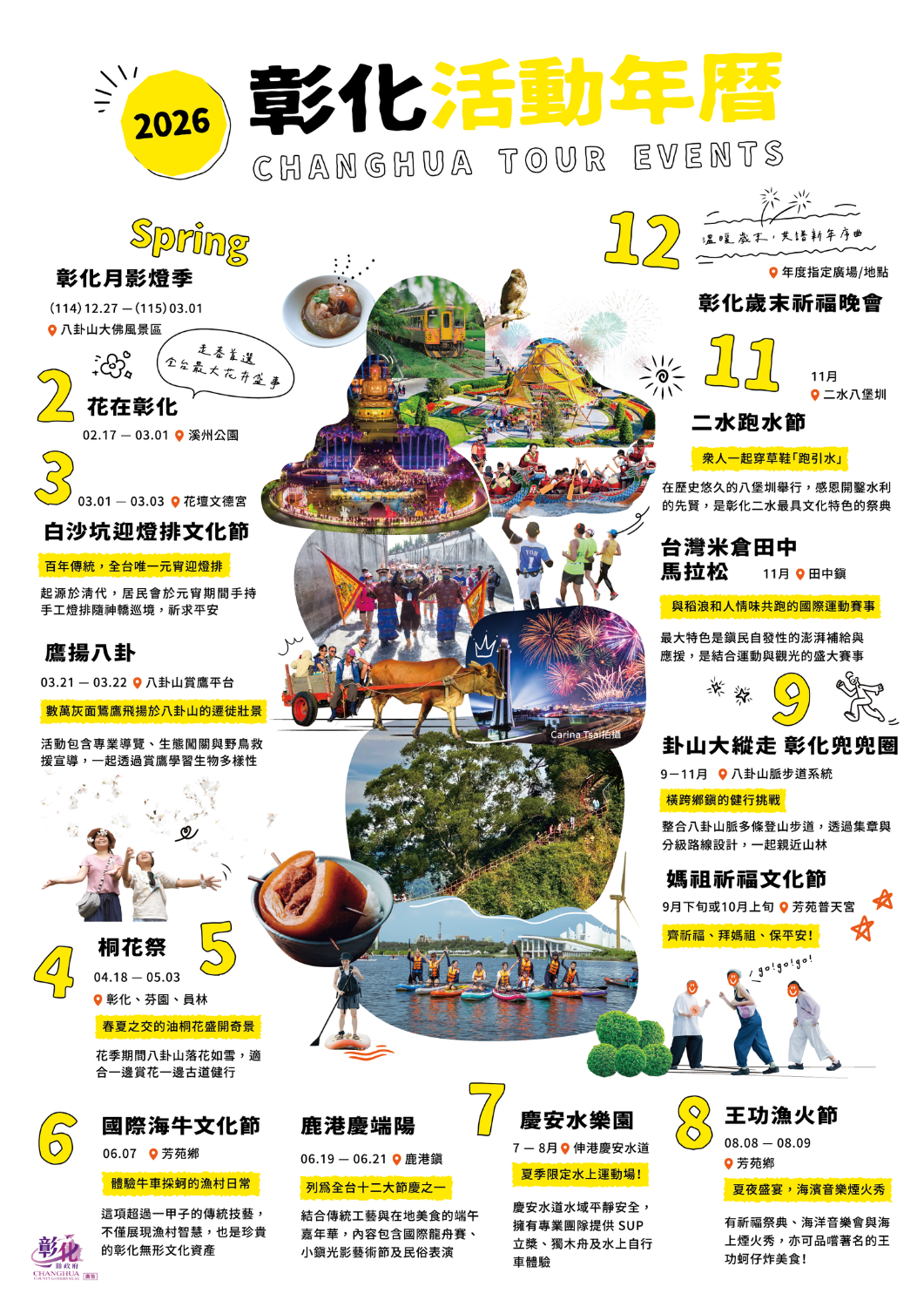 2026 彰化年度活動年曆