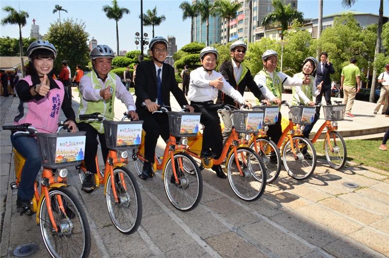 All the 18 YouBike rental kiosks in Lukang are now in service 