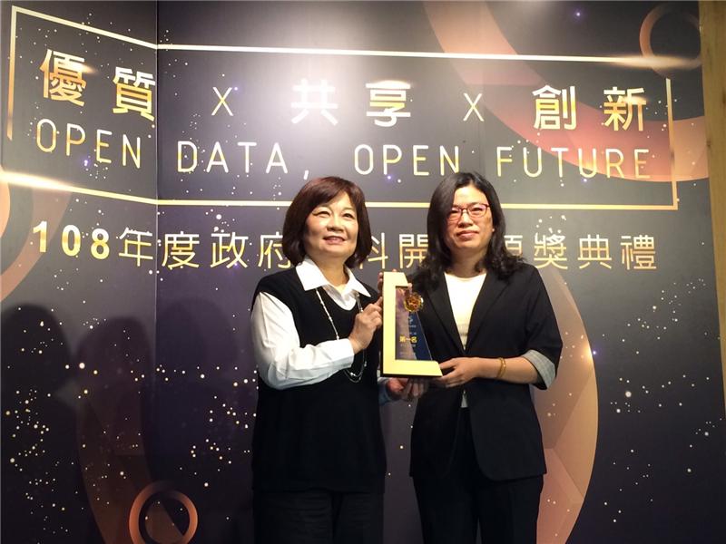 The Changhua County Government Won the Gold Medal in the 2019 “Open Data Award” Again