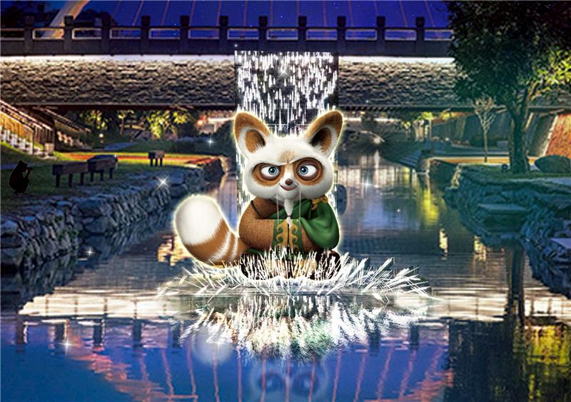Attention, Kung Fu Fans! The 2026 Lukang Small Town Light Festival proudly presents the legendary Kung Fu master, Po, making his grand debut in Lukang! 