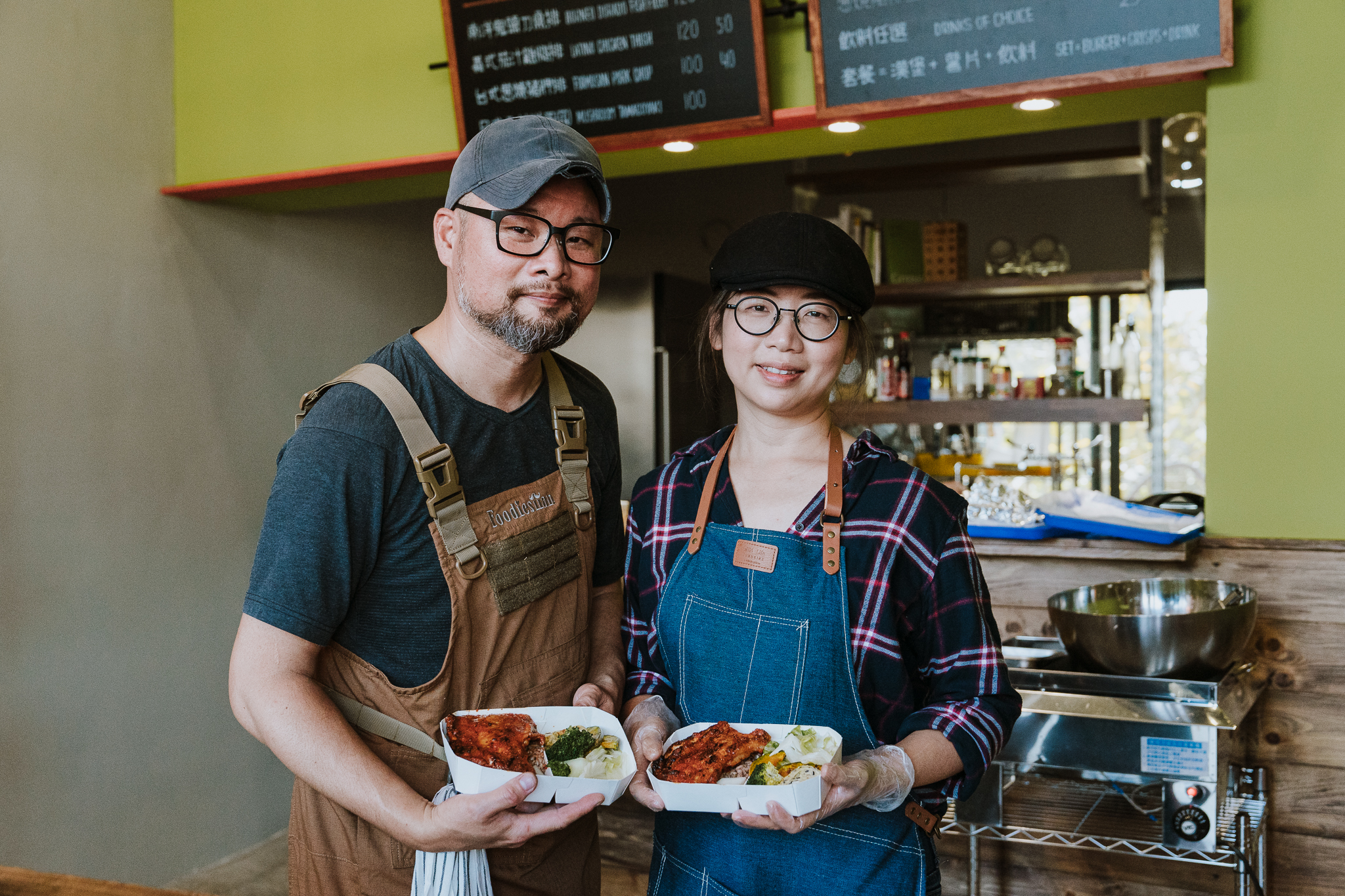 Gua San Deli: The chef combines gourmet food from different countries into lunch box meals and hamburgers to make lunch an everyday bit of luck.