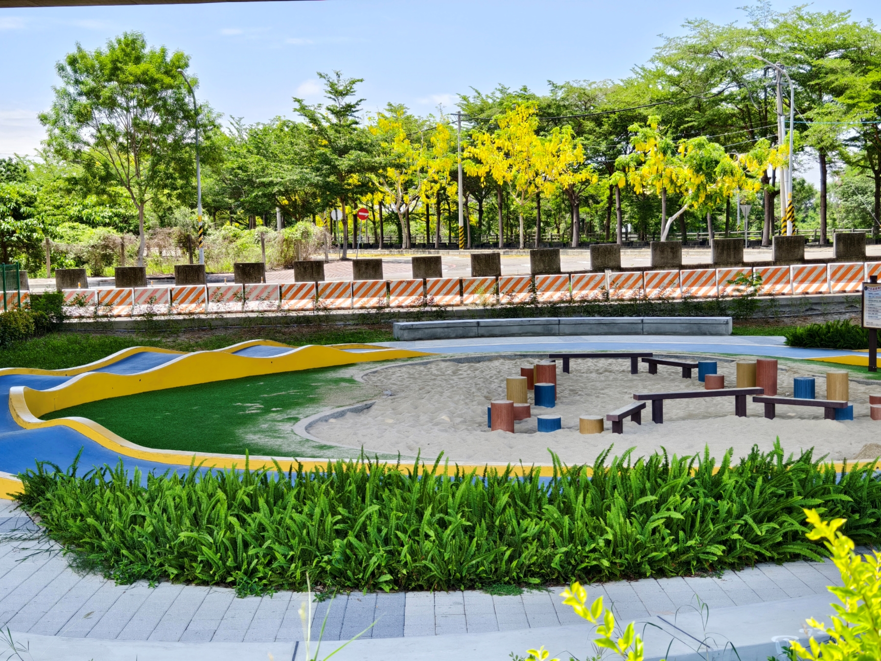 Golden Shower Tree Lined Path